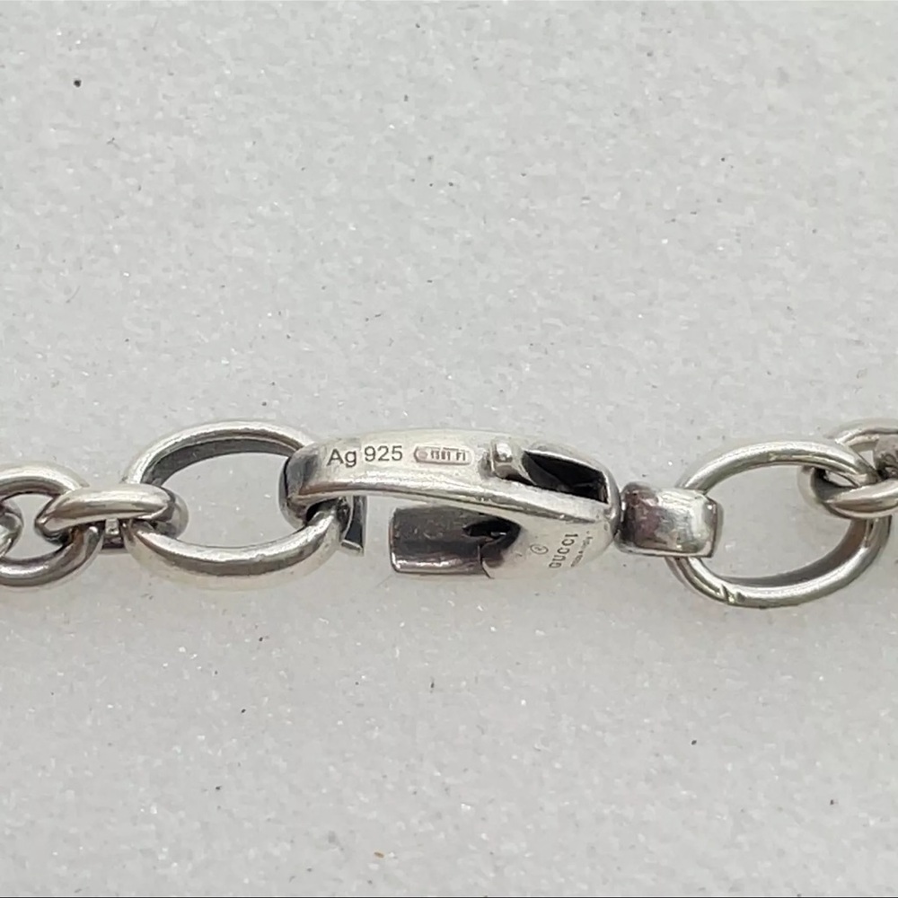 AUTH Gucci GG Pendant Necklace 925 Silver - Picture 4 of 5